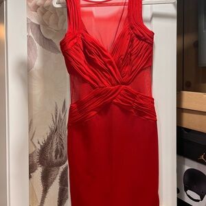 Lipsy Red Backless Dress